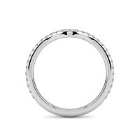 Dalia with Diamonds on Double Split Band