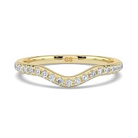 Dalia with Diamonds on Double Split Band