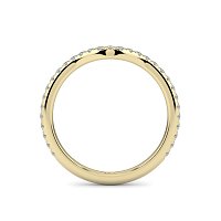 Dalia with Diamonds on Double Split Band