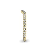 Dalia with Diamonds on Double Split Band