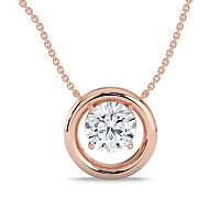 Claw Set Pendant with 1ct Lab-grown Diamond