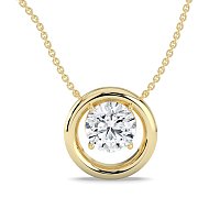 Claw Set Pendant with 1ct Lab-grown Diamond