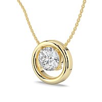 Claw Set Pendant with 1ct Lab-grown Diamond