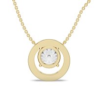Pendant with Round Lab Grown Diamonds 1.09cts Total Weight