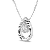 Claw Set Pendant with 1ct Lab-grown Diamond