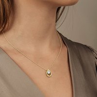 Pendant with Pear Lab Grown Diamonds 1.09cts Total Weight
