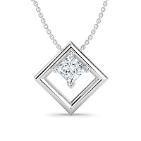 Claw Set Pendant with 1ct Lab-grown Diamond