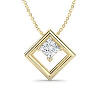 Claw Set Pendant with 1ct Lab-grown Diamond