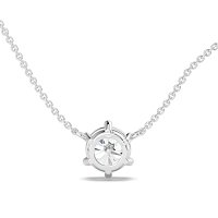 Necklace with Lab Grown Diamond 1.53cts