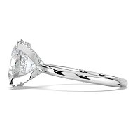 Ariel 4 Claws with Diamonds on prongs