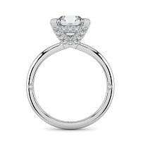 Ariel 4 Claws with Diamonds on prongs