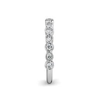 Cara Oval and Round Diamonds Wedding Ring