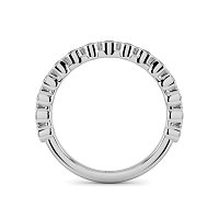 Cara Oval and Round Diamonds Wedding Ring