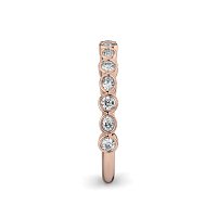 Cara Oval and Round Diamonds Wedding Ring