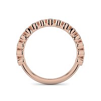 Cara Oval and Round Diamonds Wedding Ring