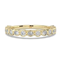 Cara Oval and Round Diamonds Wedding Ring