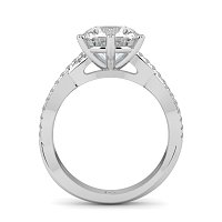 Jana 6 Claws with Diamonds on Band