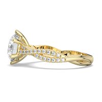 Jana 6 Claws with Diamonds on Band