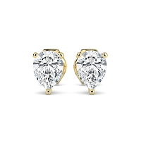Earrings with 2 Lab Grown IGI Diamonds 2.06ct Total Weight