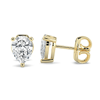 Earrings with 2 Lab Grown IGI Diamonds 2ct Total Weight