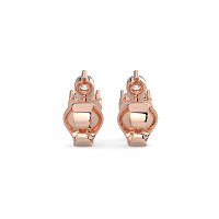 Trilogy Claw Set Earrings with Lab-grown Diamonds