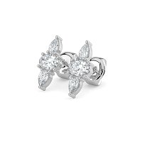 Trilogy Claw Set Earrings with Lab-grown Diamonds