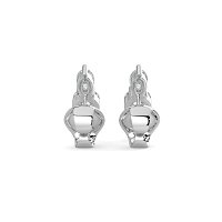 Trilogy Claw Set Earrings with Lab-grown Diamonds