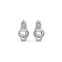 Trilogy Claw Set Earrings with Lab-grown Diamonds