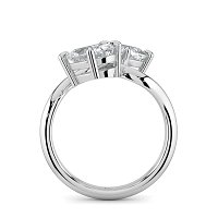 Toi&Moi with Curved Band