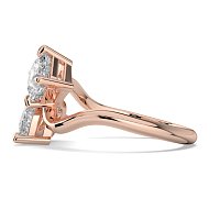 Toi&Moi with Curved Band