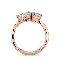 Toi&Moi with Curved Band
