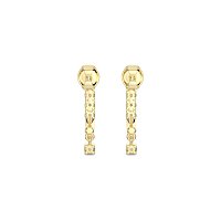 Drop Earrings with Claw Set Total 0.18cts Lab-grown Round Diamonds