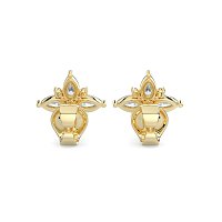 Stud Earrings with Total 2.00cts Lab-grown Diamonds