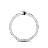 Stacker Ring with Single Diamond 0.1cts