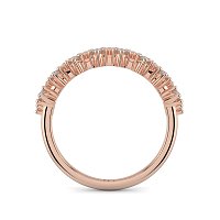 Cluster Claw Set Stacker Ring