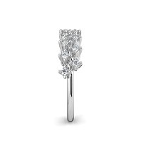 Cluster Claw Set Stacker Ring