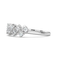 Cluster Claw Set Stacker Ring
