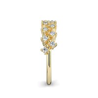 Cluster Claw Set Stacker Ring