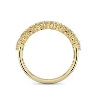 Cluster Claw Set Stacker Ring