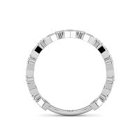 Bead and Milgrain Stacker Ring