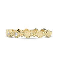 Bead and Milgrain Stacker Ring