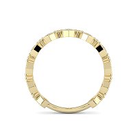 Bead and Milgrain Stacker Ring