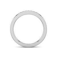 Stacker Ring with Diamonds in Channel