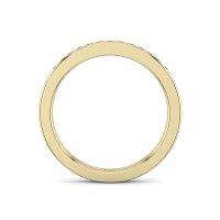 Stacker Ring with Diamonds in Channel