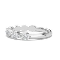 Fancy Shaped Set Stacker Ring