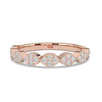 Fancy Shaped Set Stacker Ring