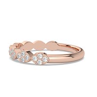 Fancy Shaped Set Stacker Ring