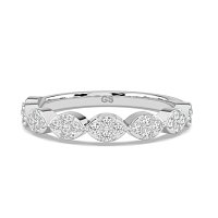 Fancy Shaped Set Stacker Ring