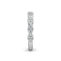 Marquise Shaped Natural Diamond Stacker Ring 0.20cts Total Weight