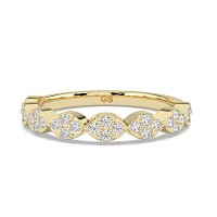 Fancy Shaped Set Stacker Ring